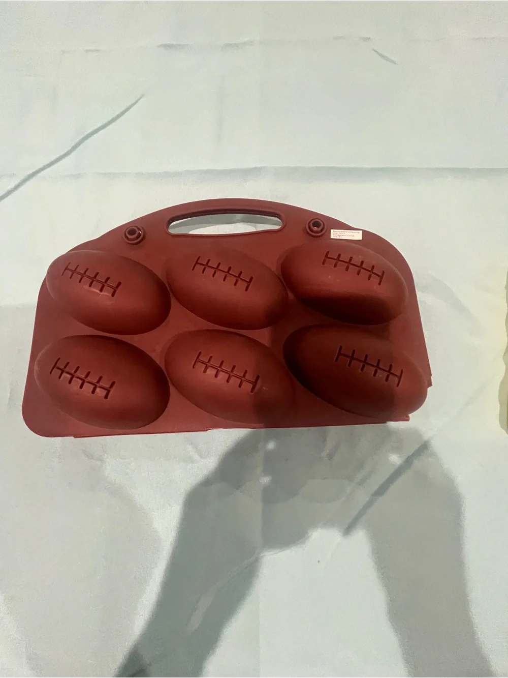 Silicone Football and 2 superhero molds set of 3 items